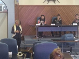 Fonseca con alumnos de General Campos